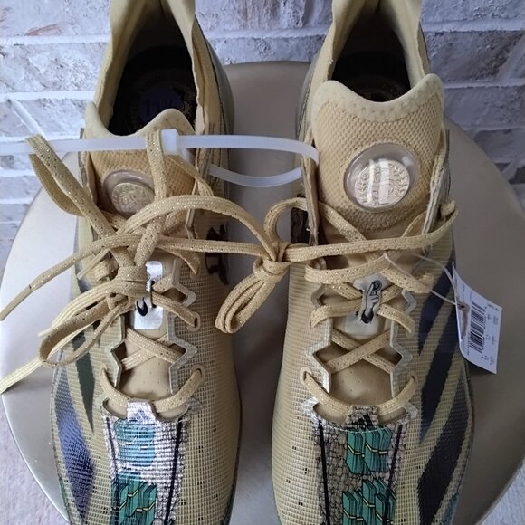 Adidas Adizero Electric Scrooge McDuck Gold Football Cleats Men\'s Size 11.5 phoj main image 6